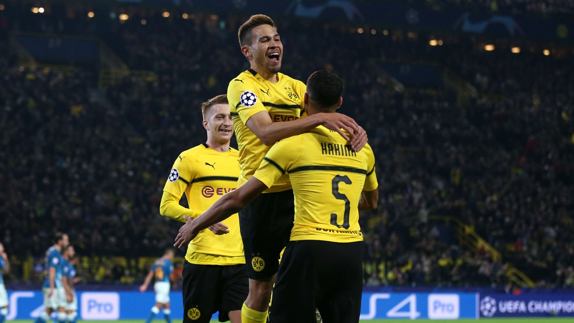 Raphael Guerreiro Borussia Dortmund Atletico Madrid Champions League 24102018