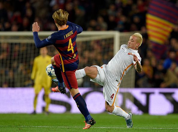 Ivan Rakitic Radja Nainggolan Barcelona Roma Champions League