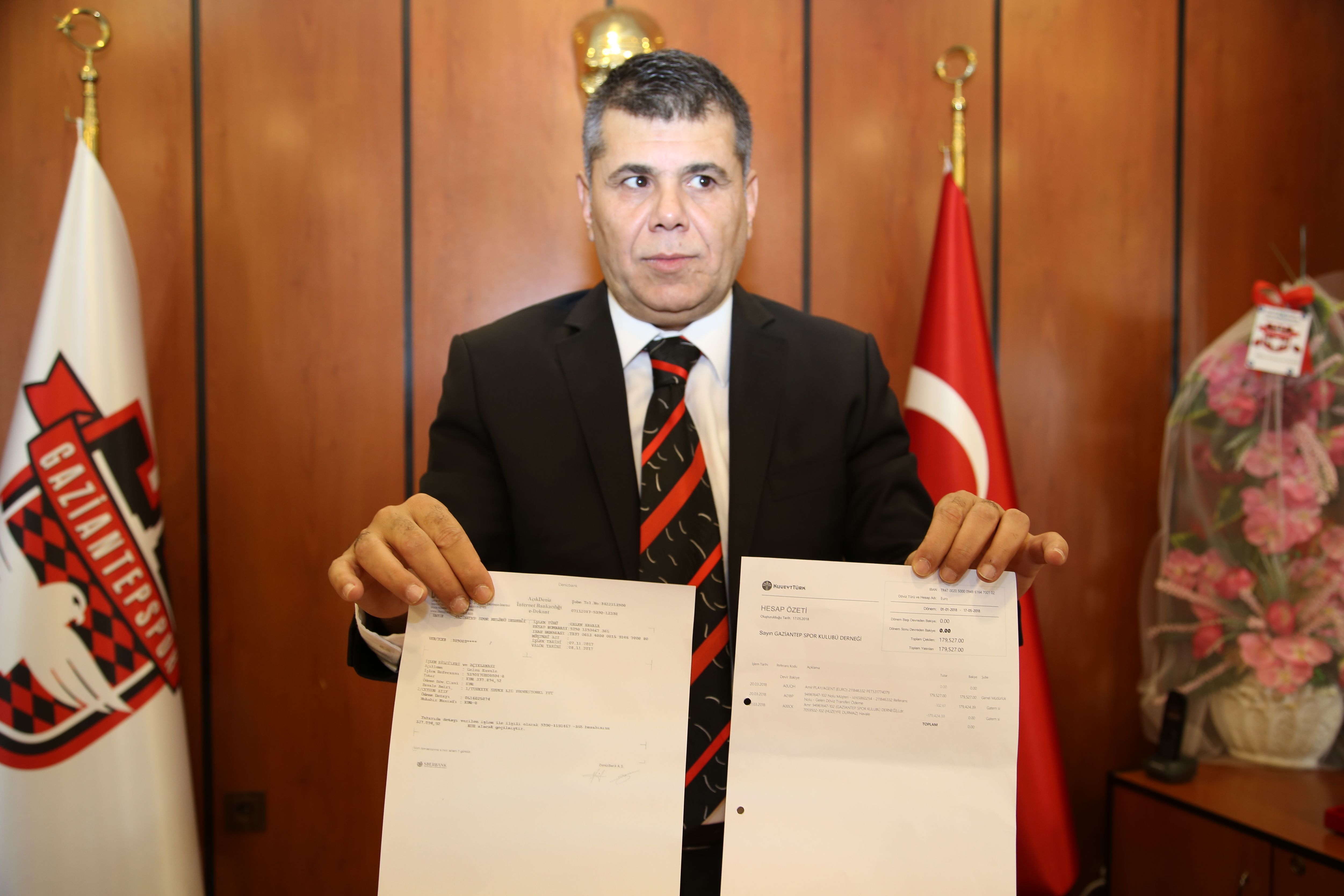 Gaziantepspor President Hasan Sahin