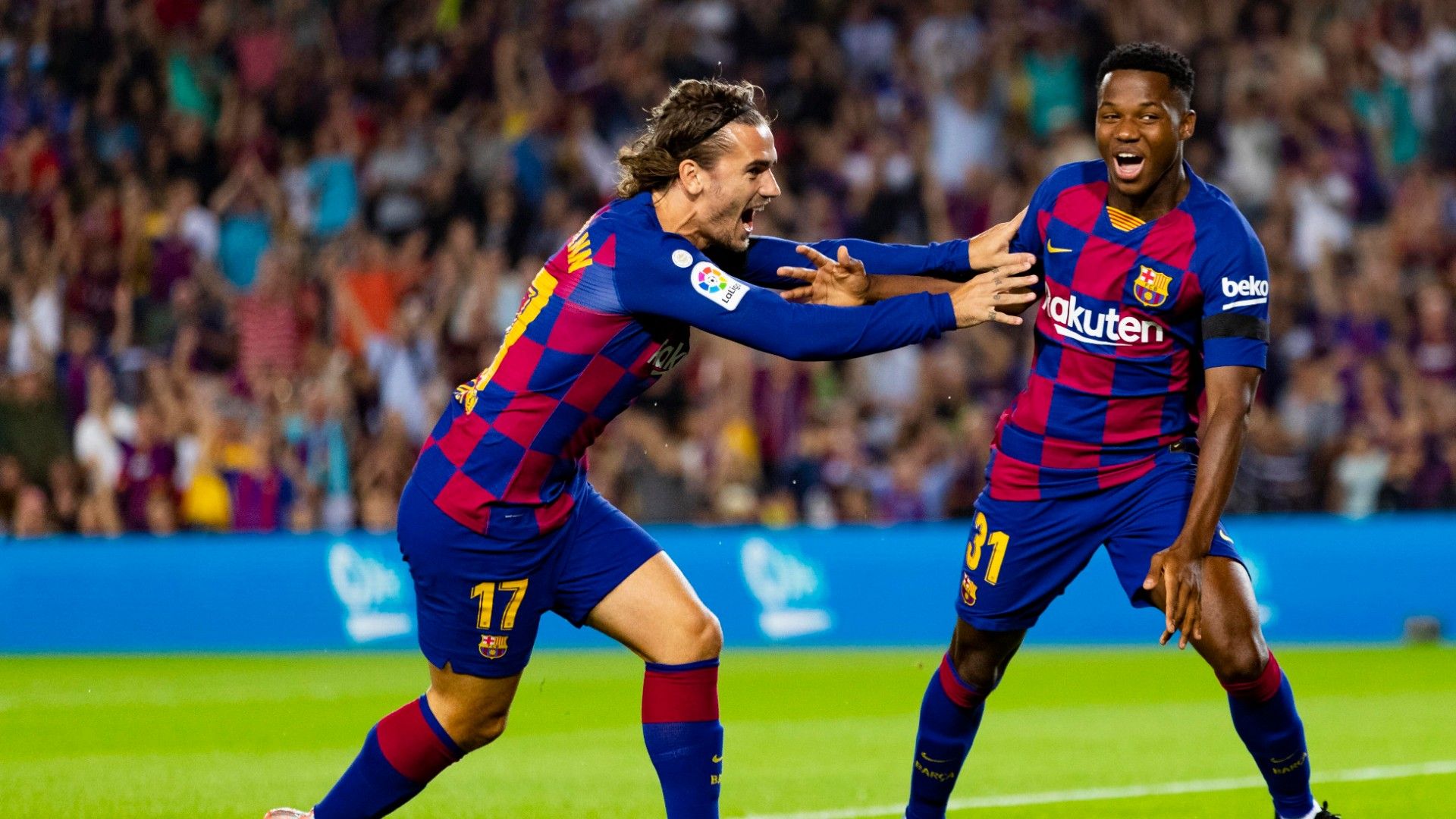 GER ONLY Antoine Griezmann Ansu Fati Barcelona