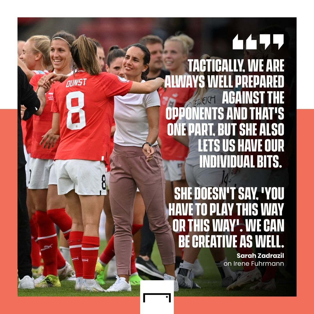 Sarah Zadrazil Irene Fuhrmann Austria Women quote 