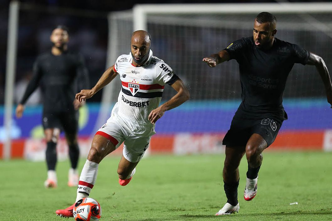 Lucas Moura e Alex Santana, São Paulo x Corinthians, 2025