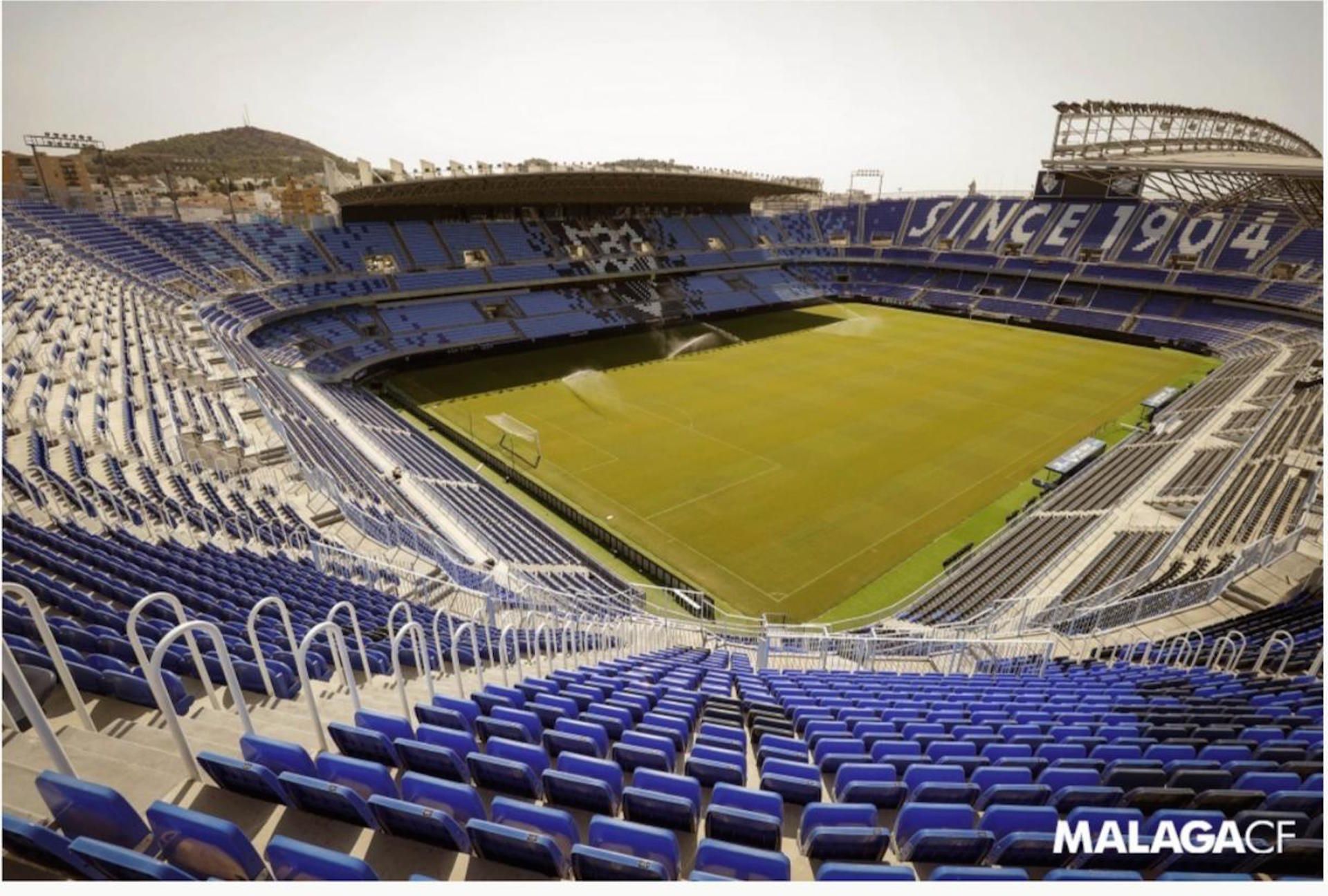 La Rosaleda, sede de la semifinal de la Supercopa de España