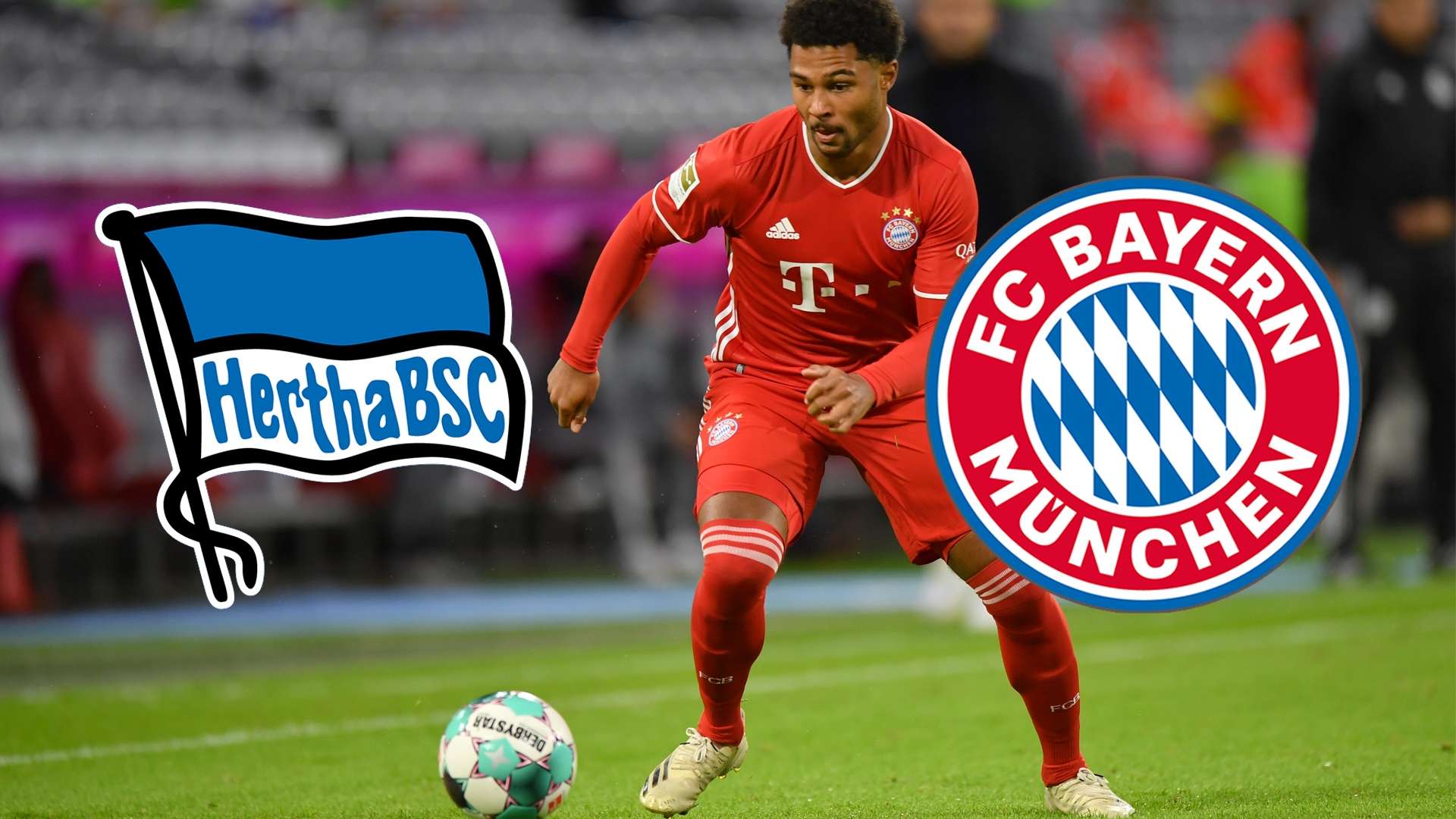 header gettyimages hertha bsc fc bayern münchen munich serge gnabry tv live-stream ticker highlights bundesliga heute fußball wer zeigt / überträgt kein sky nicht dazn