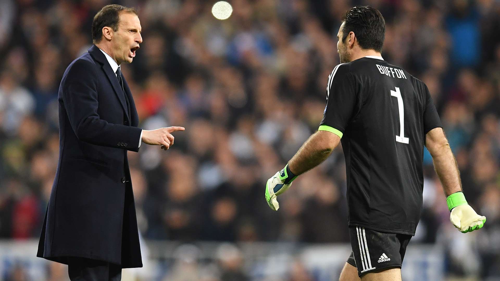Allegri Buffon Real Madrid Juventus Champions League