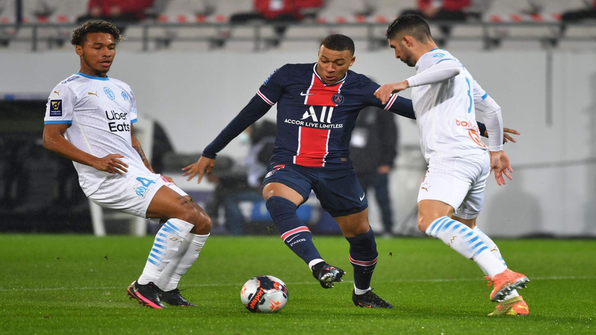 Kymian Mbappé PSG Marseille 13012021
