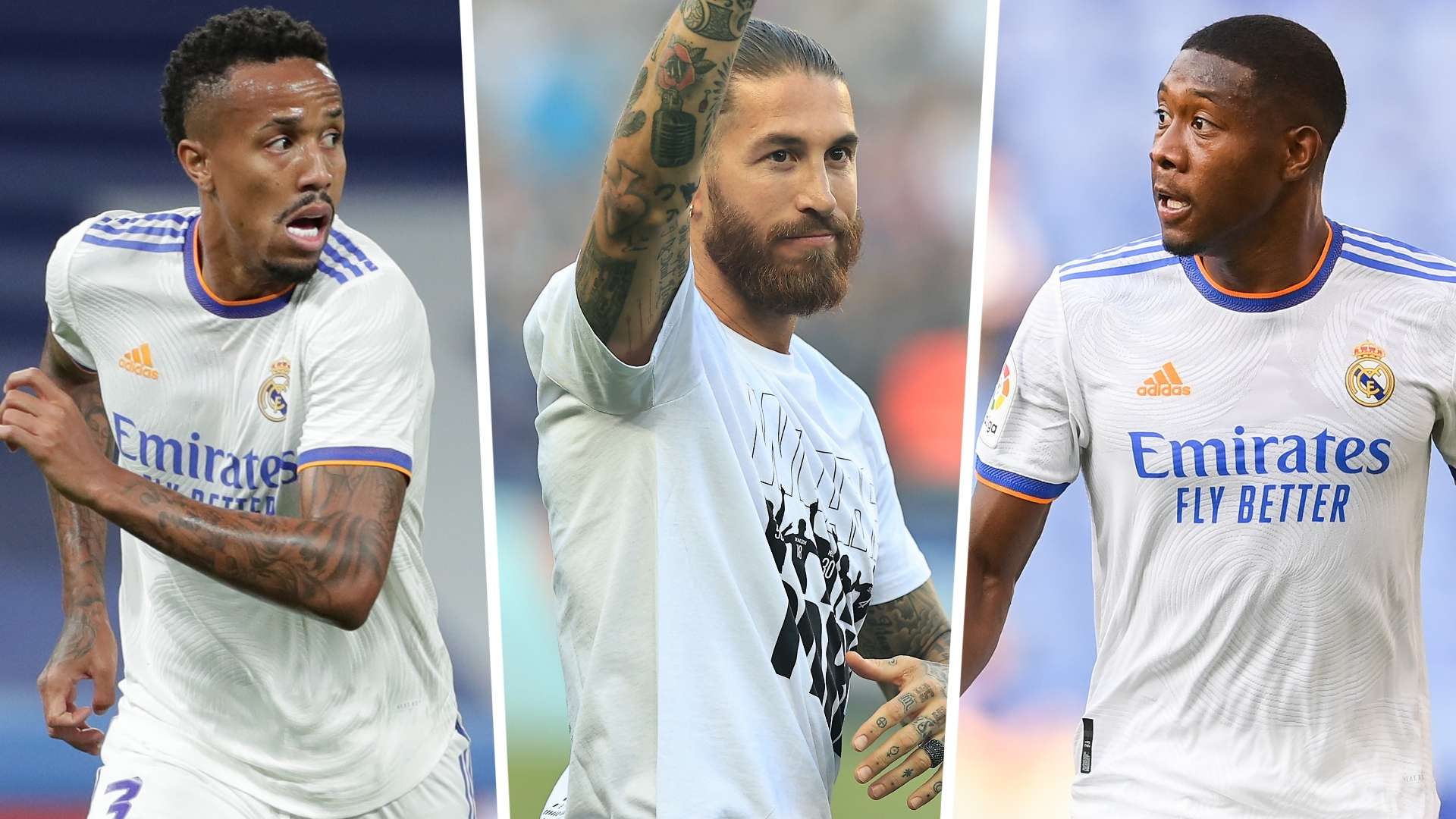 Eder Militao Sergio Ramos David Alaba Real Madrid PSG