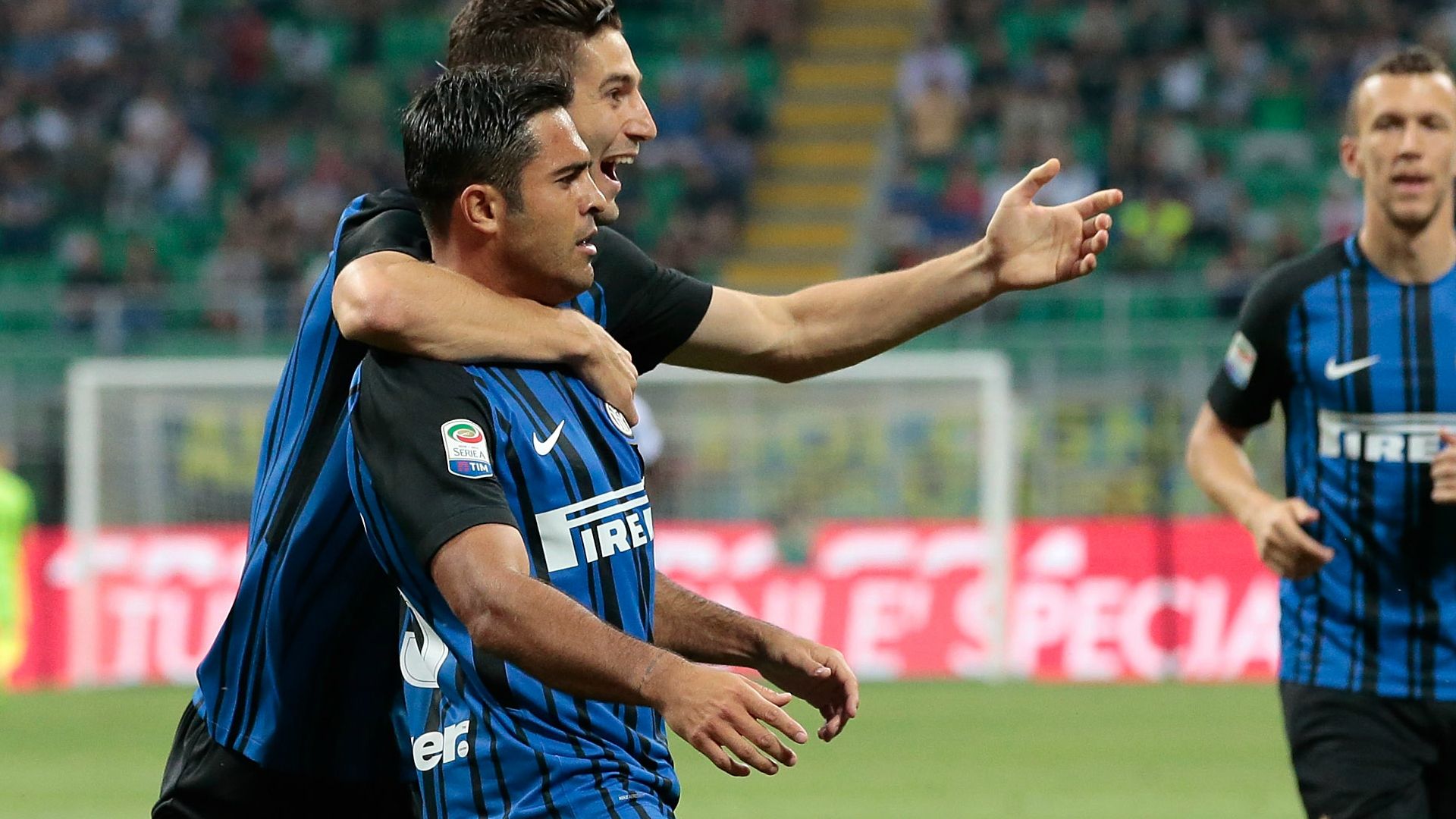 Inter celebrating Serie A