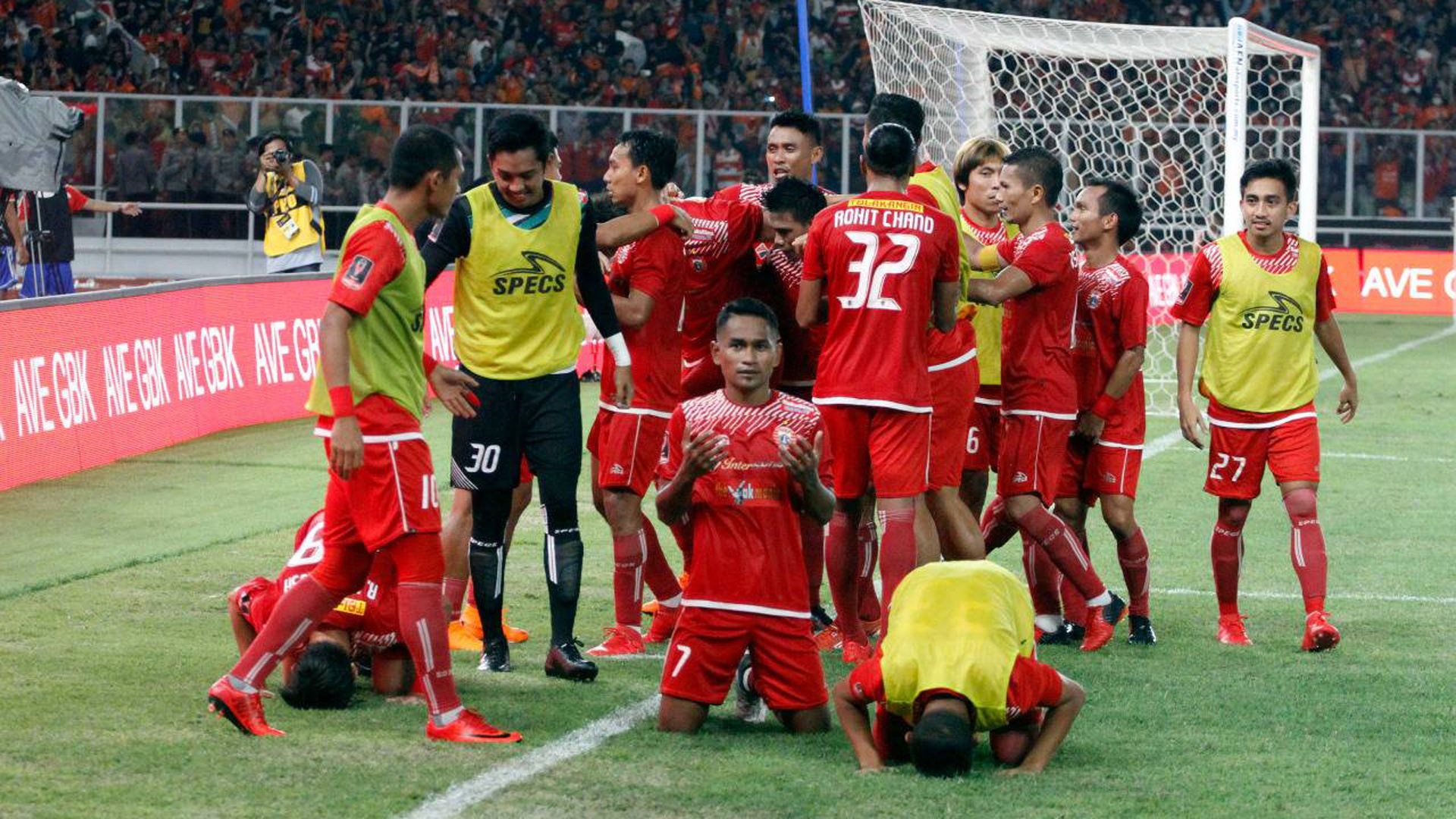Selebrasi Persija Jakarta
