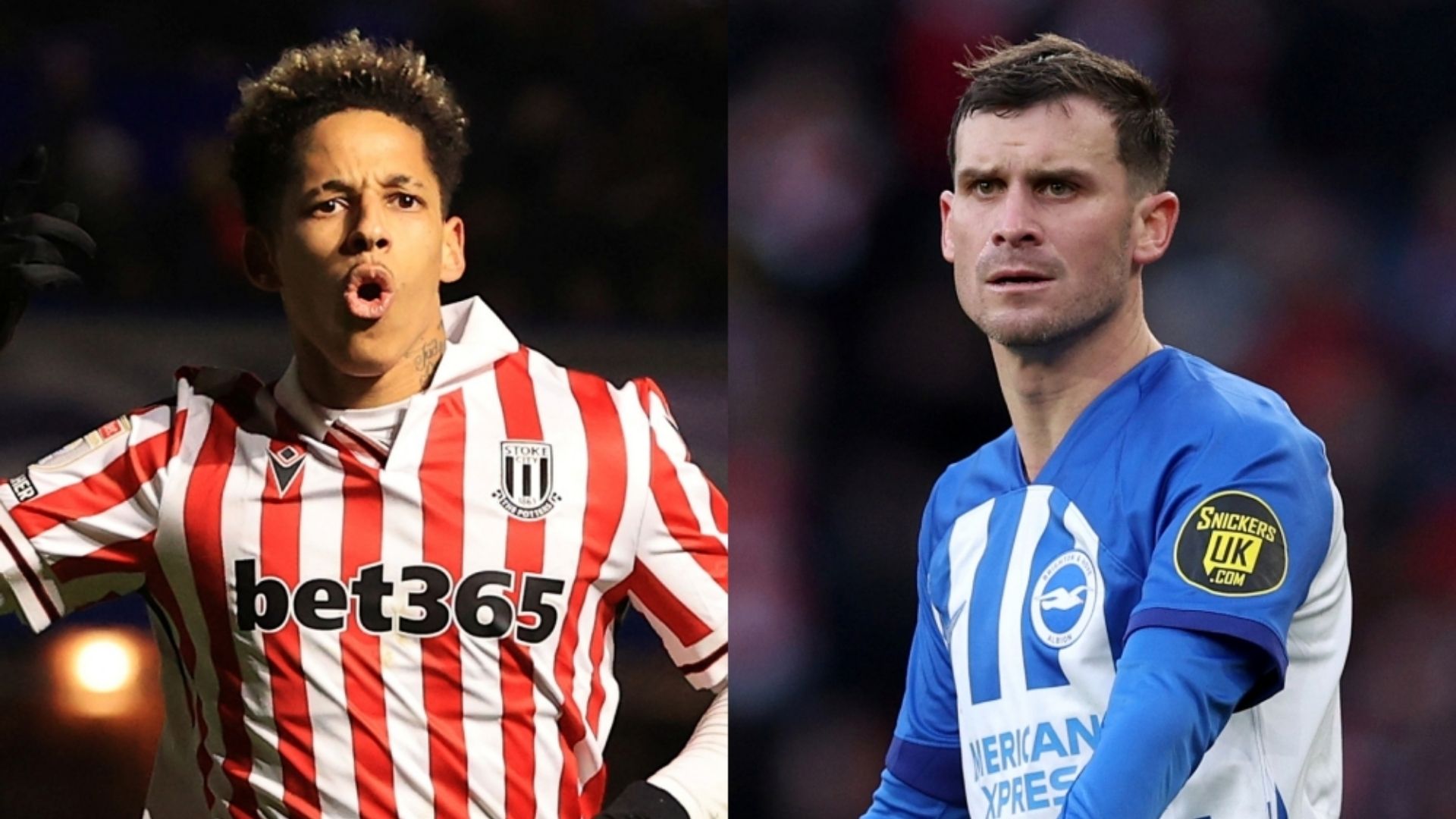 Andre Vidigal Stoke City Pascal Groß Brighton