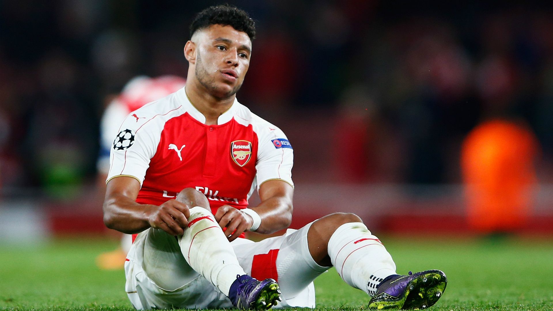 Alex Oxlade-Chamberlain Arsenal Olympiacos Champions League 29092015