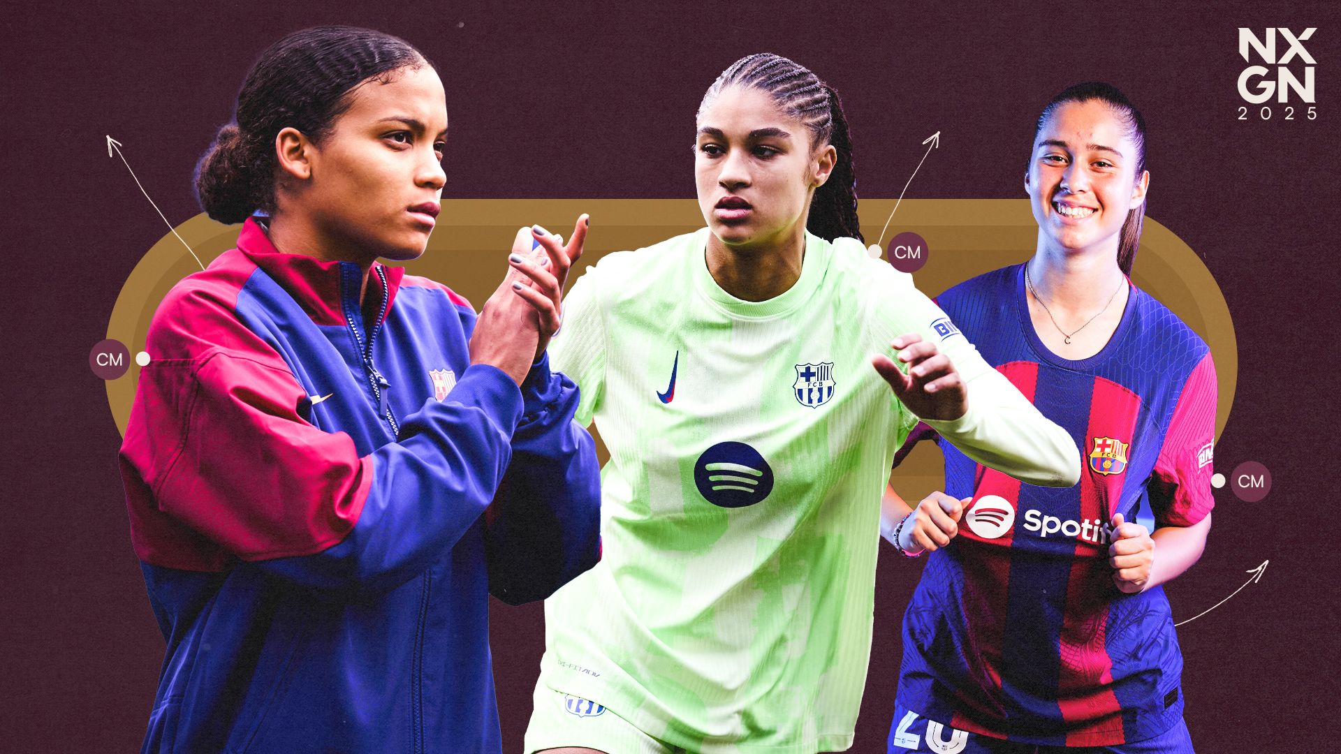 Barcelona women's wonderkids GFX