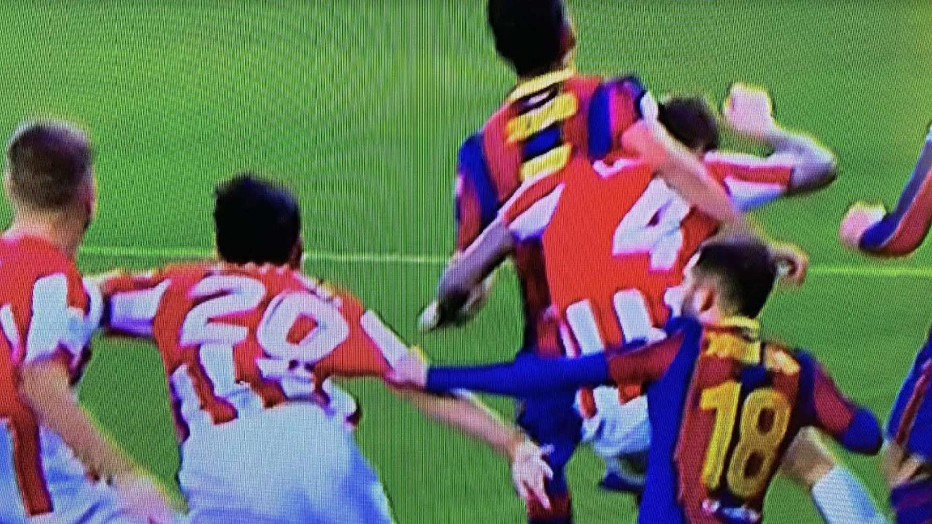 Barcelona vs. Athletic, penalti reclamado