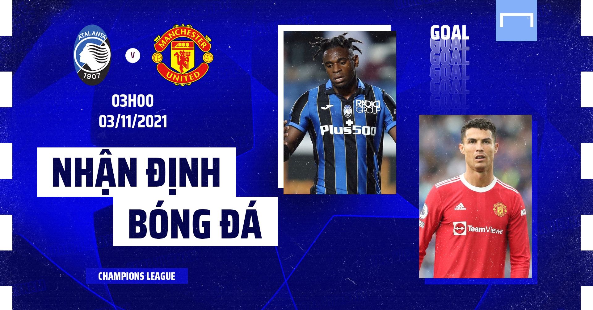 Preview Atalanta vs Manchester United Champions League 2021/22 GFX
