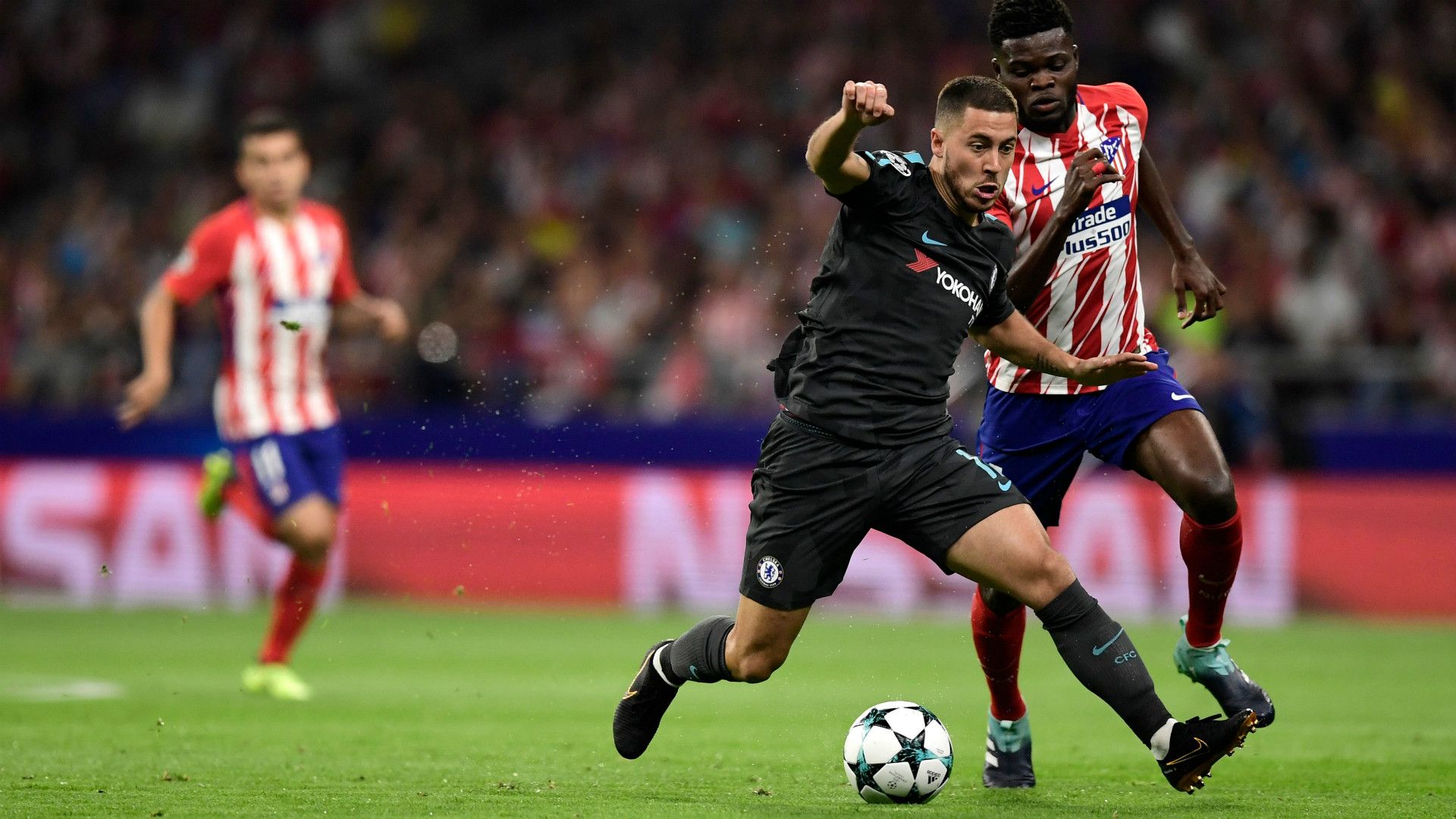 Hazard Thomas Atletico Madrid Chelsea Champions League