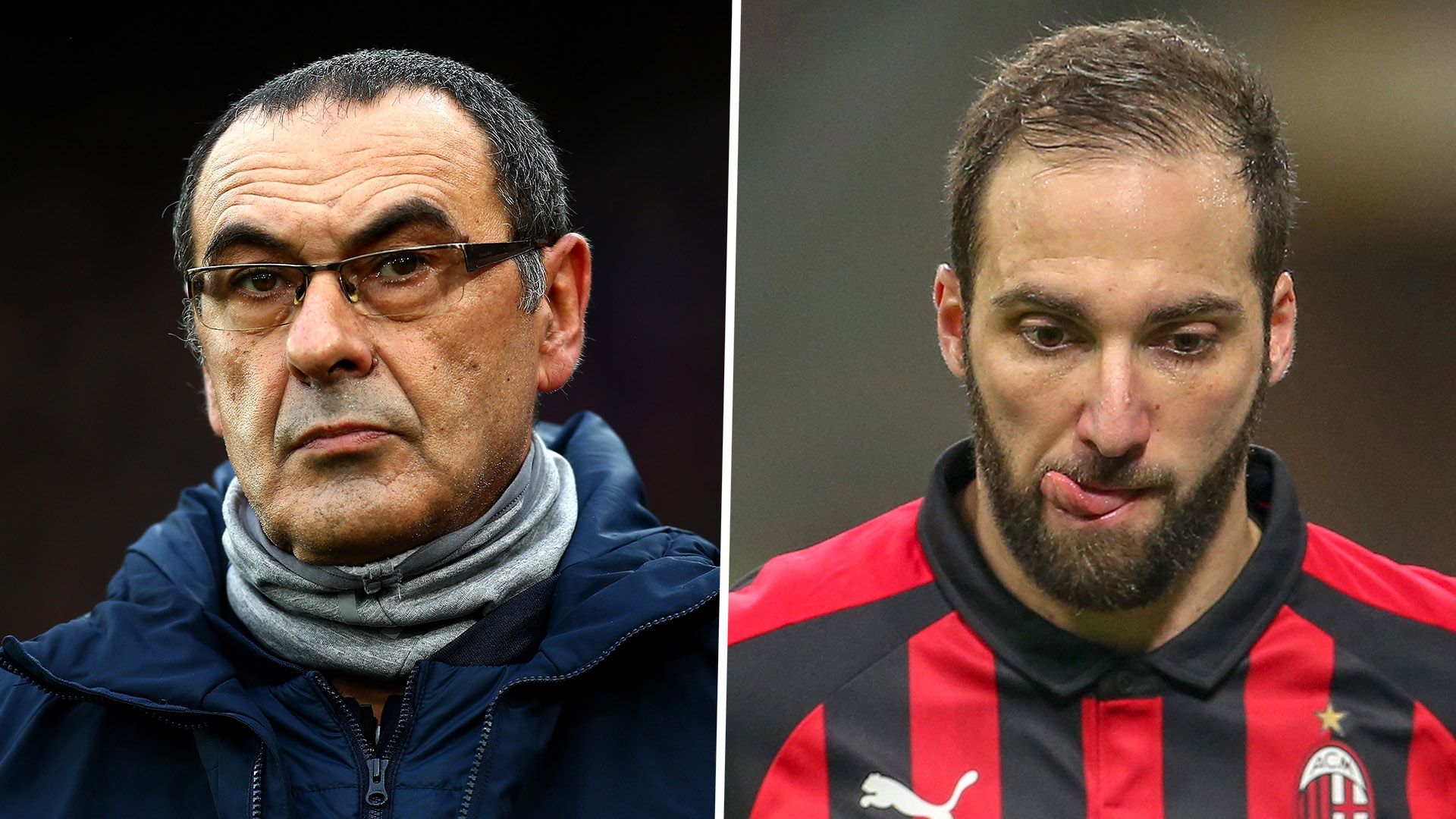 Maurizio Sarri Gonzalo Higuain Chelsea Milan