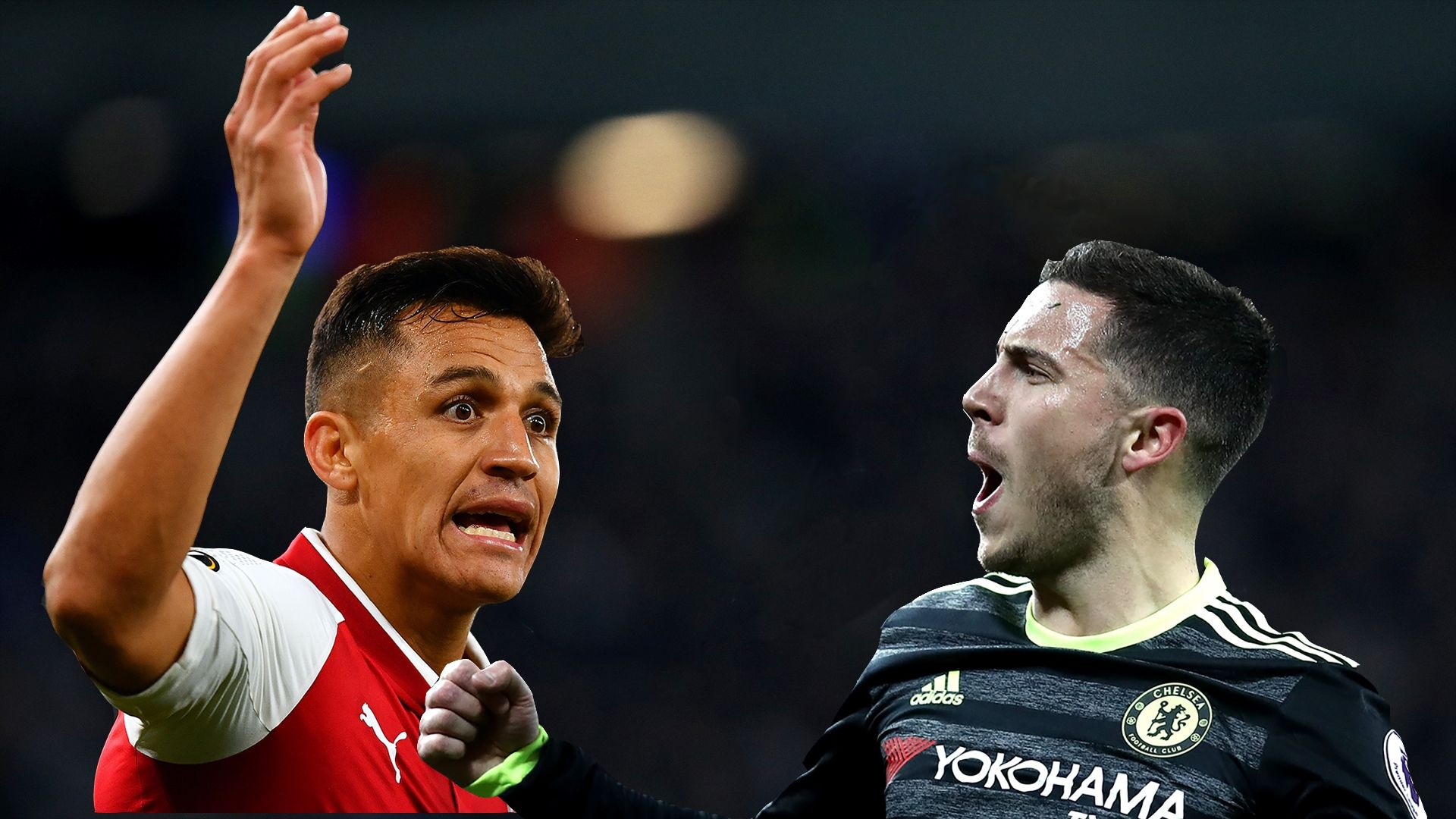 Alexis Sanchez Eden Hazard