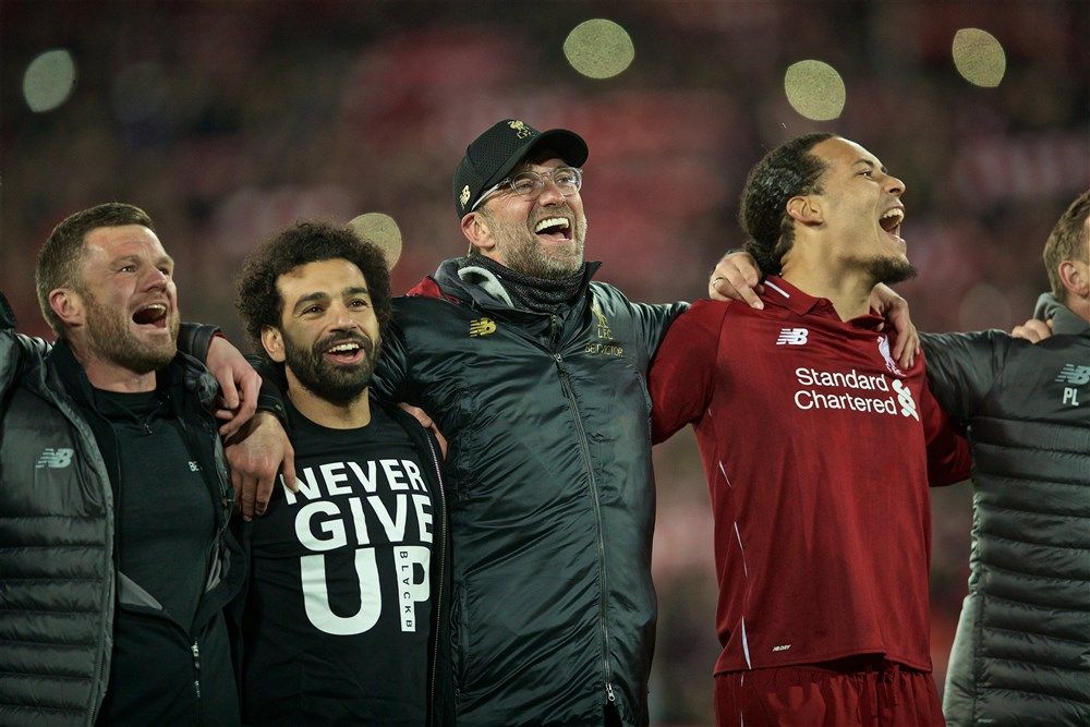 Van Dijk Klopp Salah 7/5/19