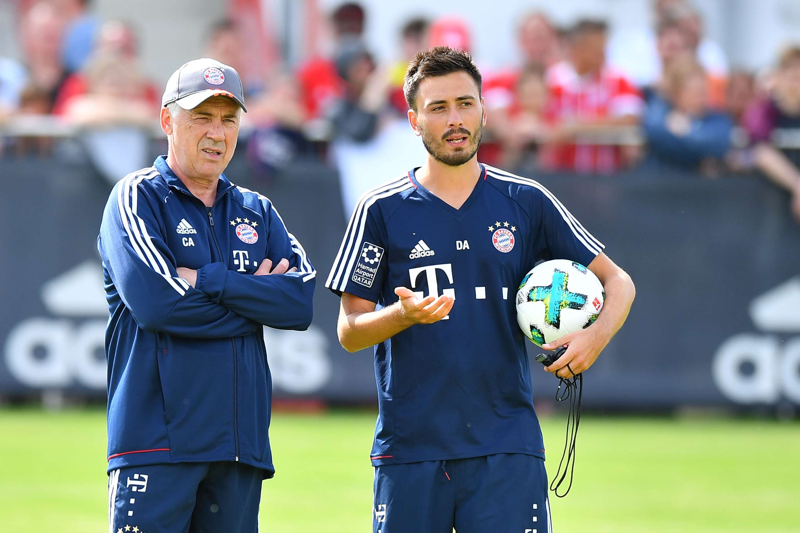 Davide Carlo Ancelotti Bayern München Training 01072017
