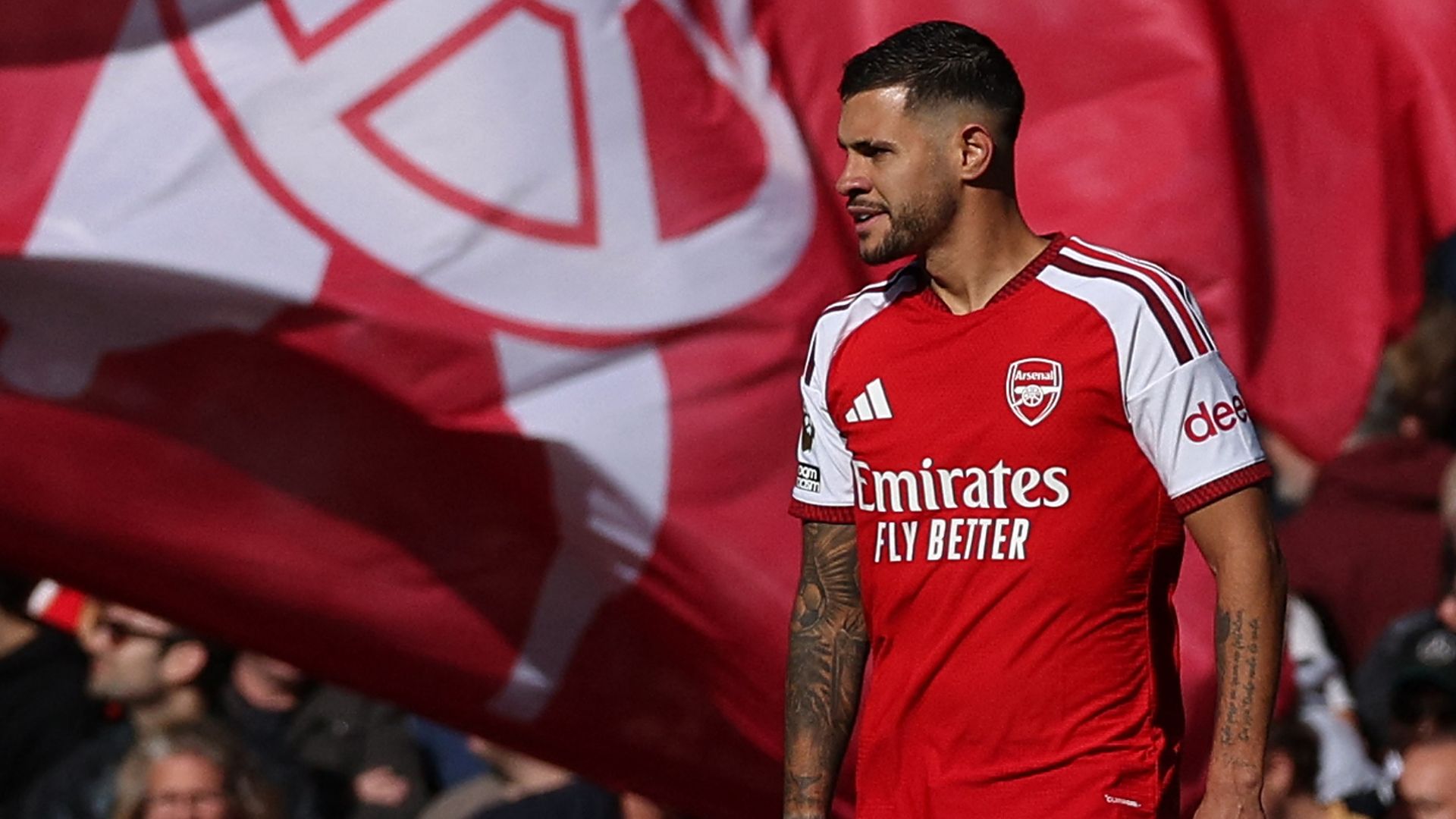 Bruno Guimaraes Arsenal 2026-27 flag