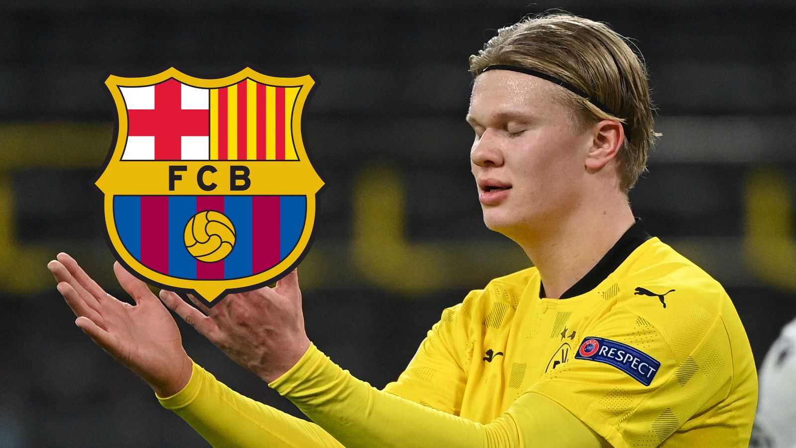 Haaland Barcelona GFX