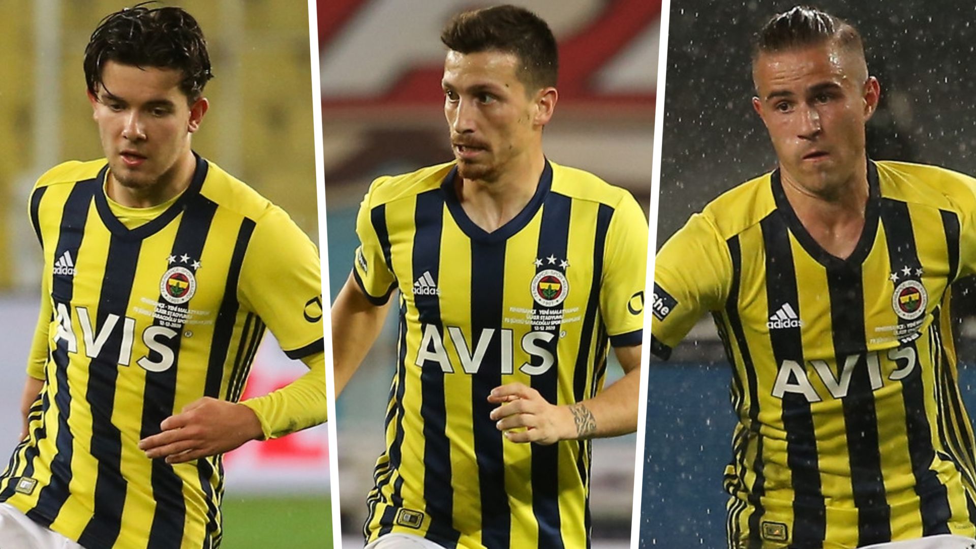 Ferdi Kadioglu Mert Hakan Yandas Dimitrios Pelkas Fenerbahce