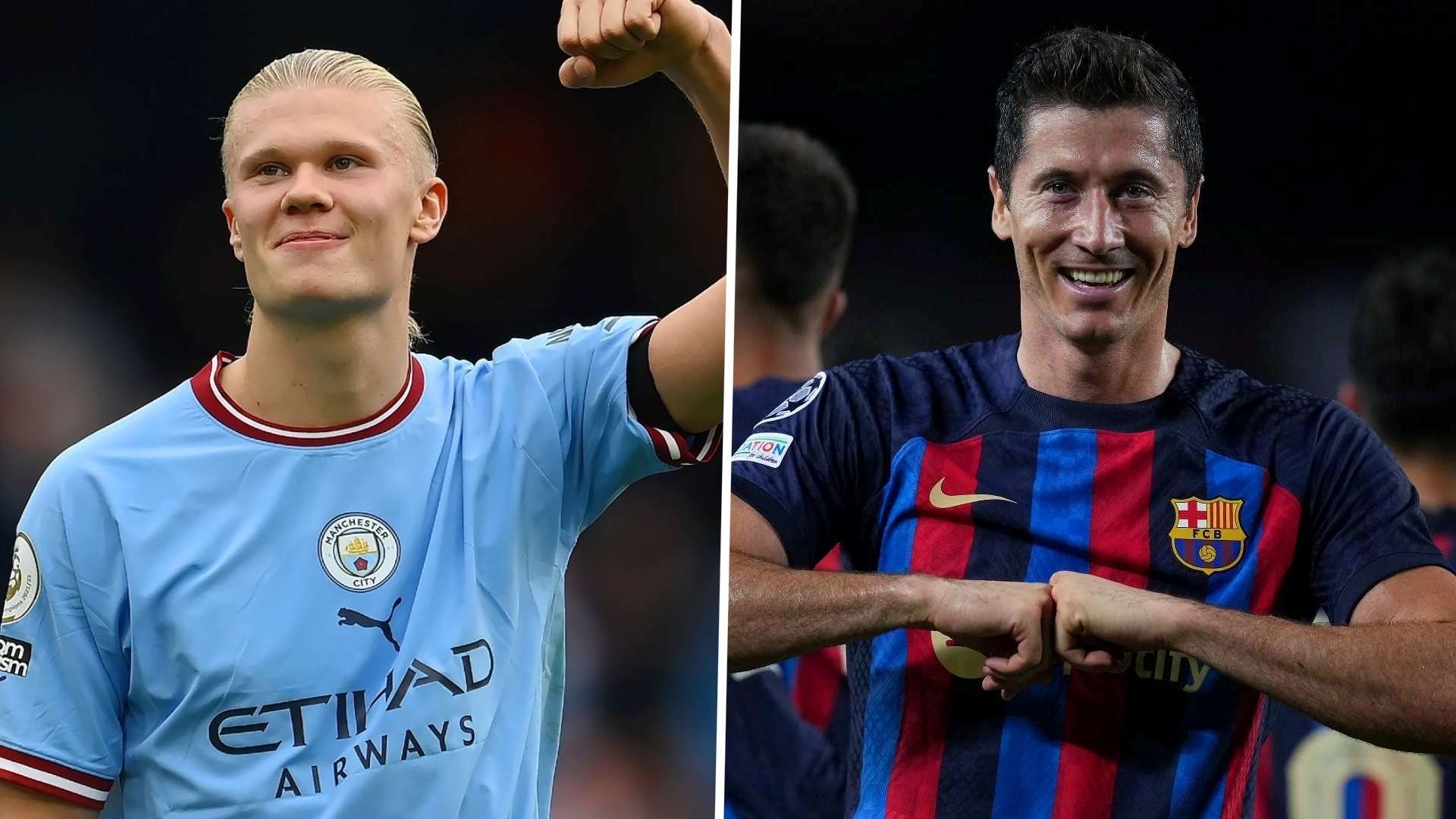 Erling Haaland - Robert Lewandowski
