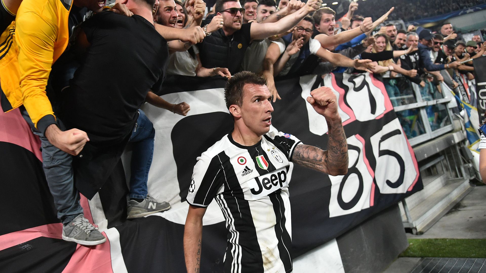 Mario Mandzukic Juventus Monaco Champions League