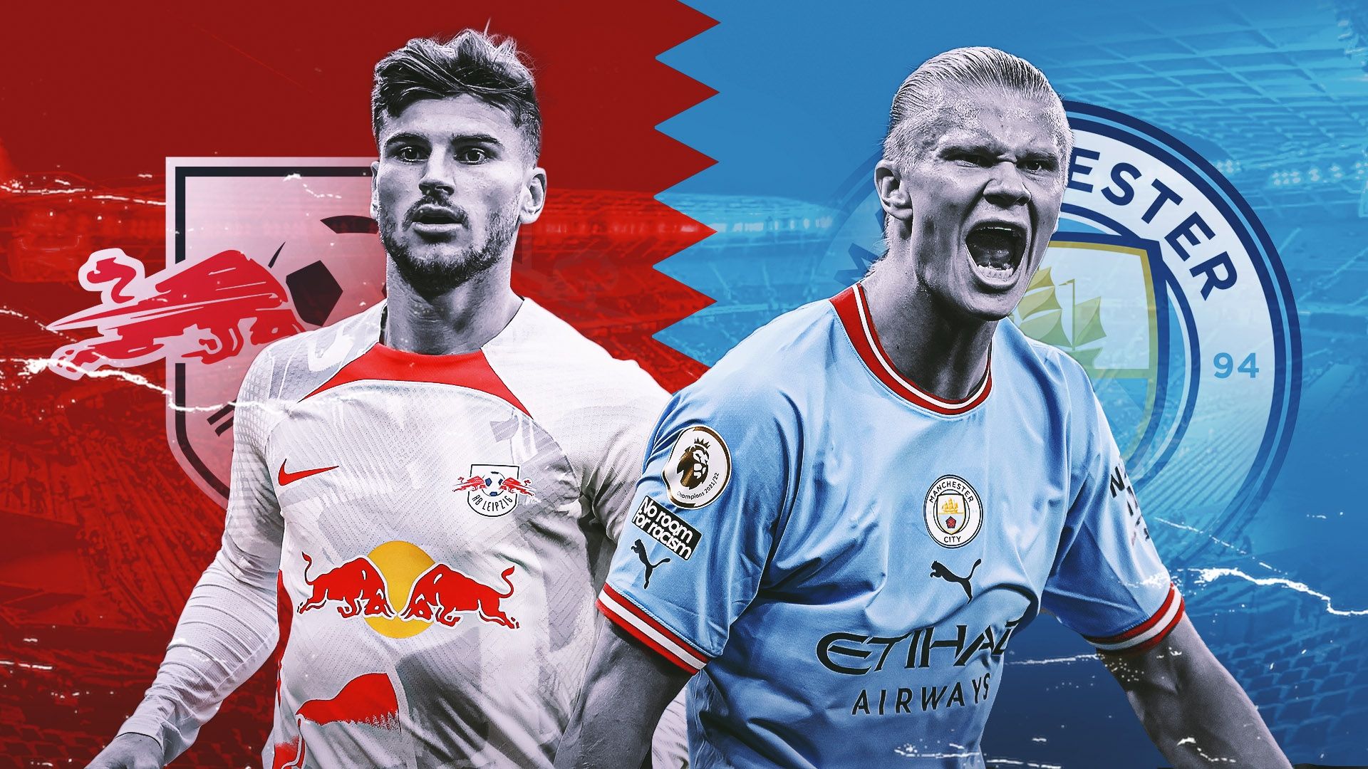 Timo Werner Erling Haaland RB Leipzig Manchester City