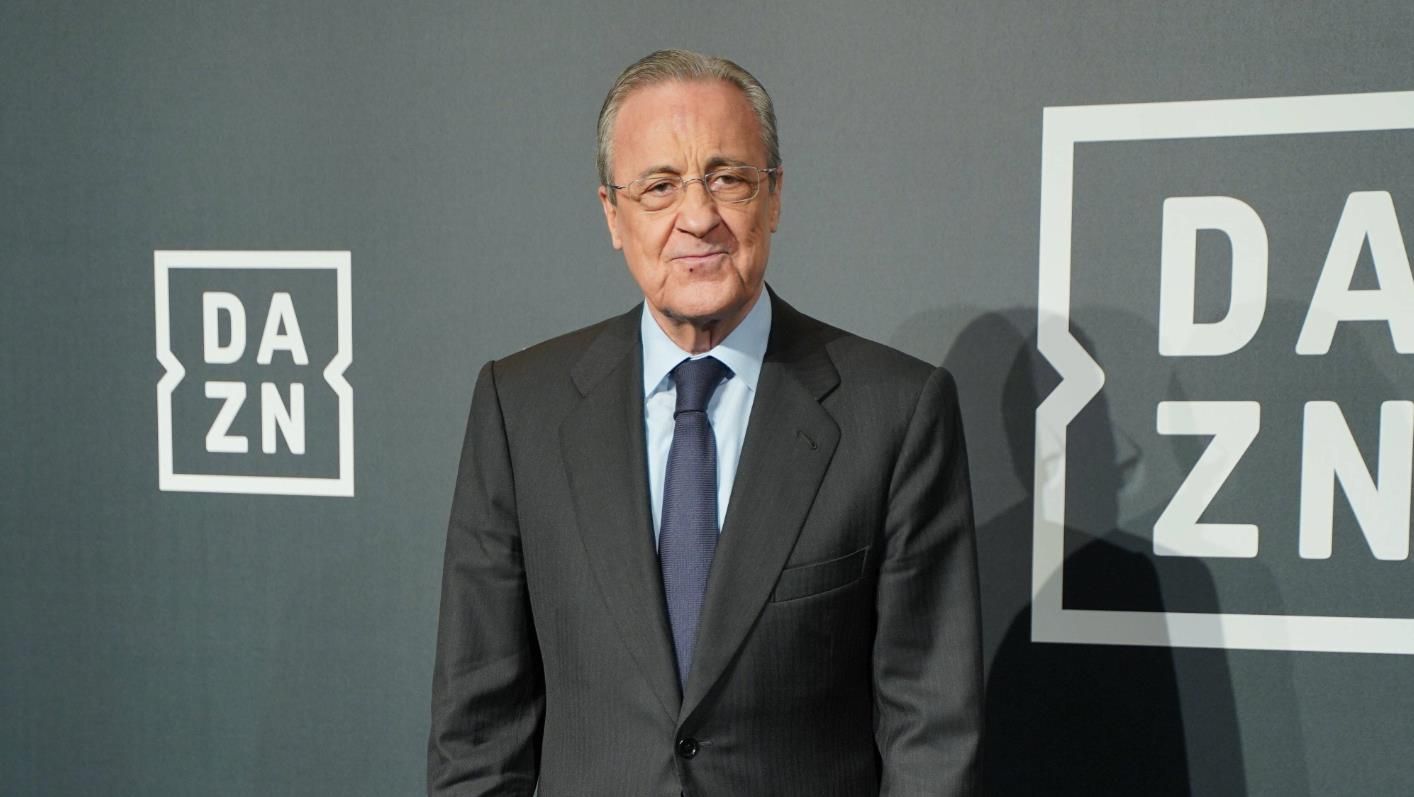 GER ONLY Florentino Perez Real madrid DAZN