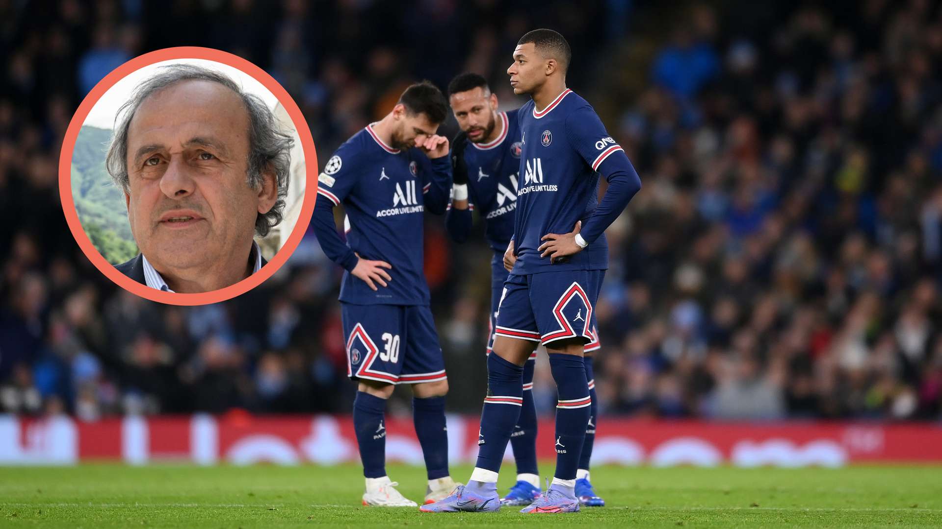 Platini PSG Messi Neymar Mbappé