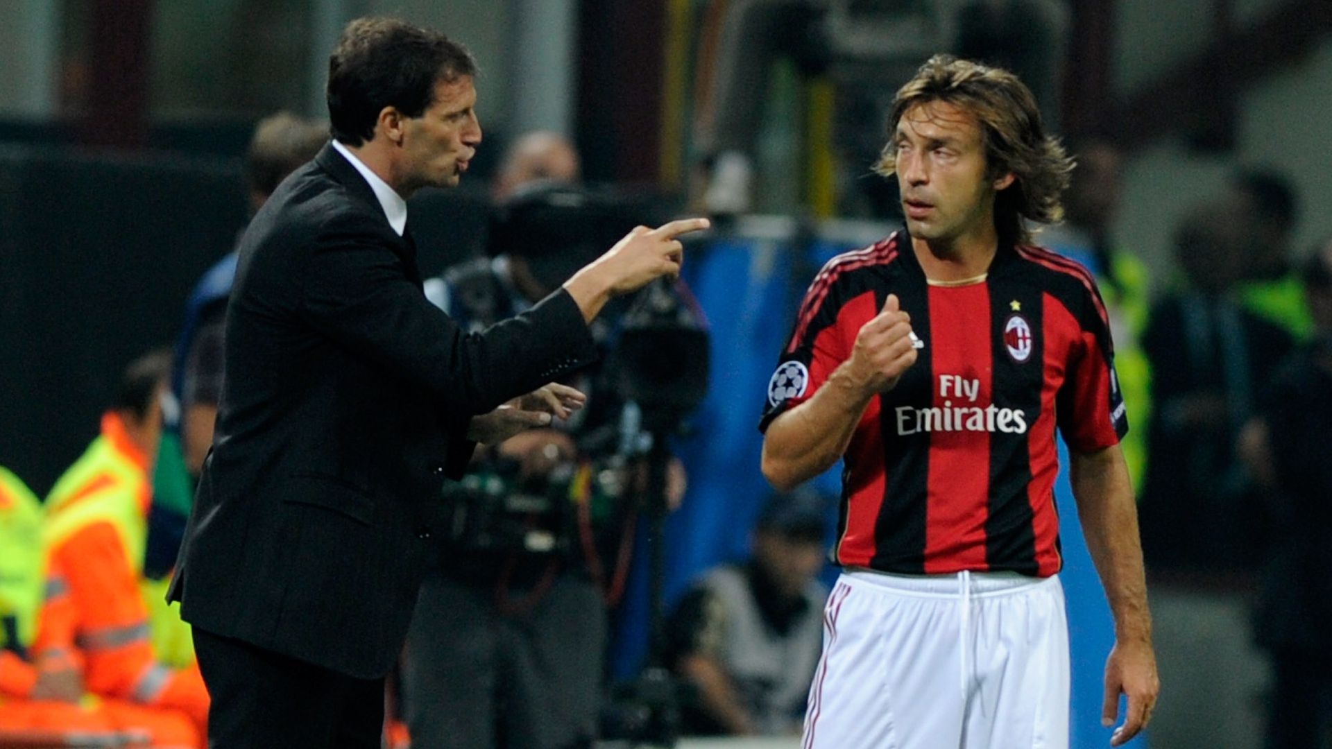 Massimiliano Allegri Andrea Pirlo Milan