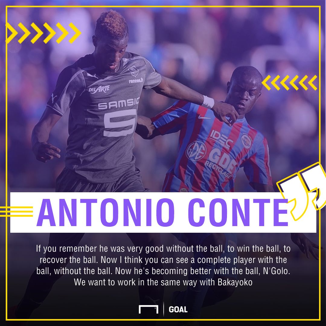 Conte on Bakayoko and Kante GFX