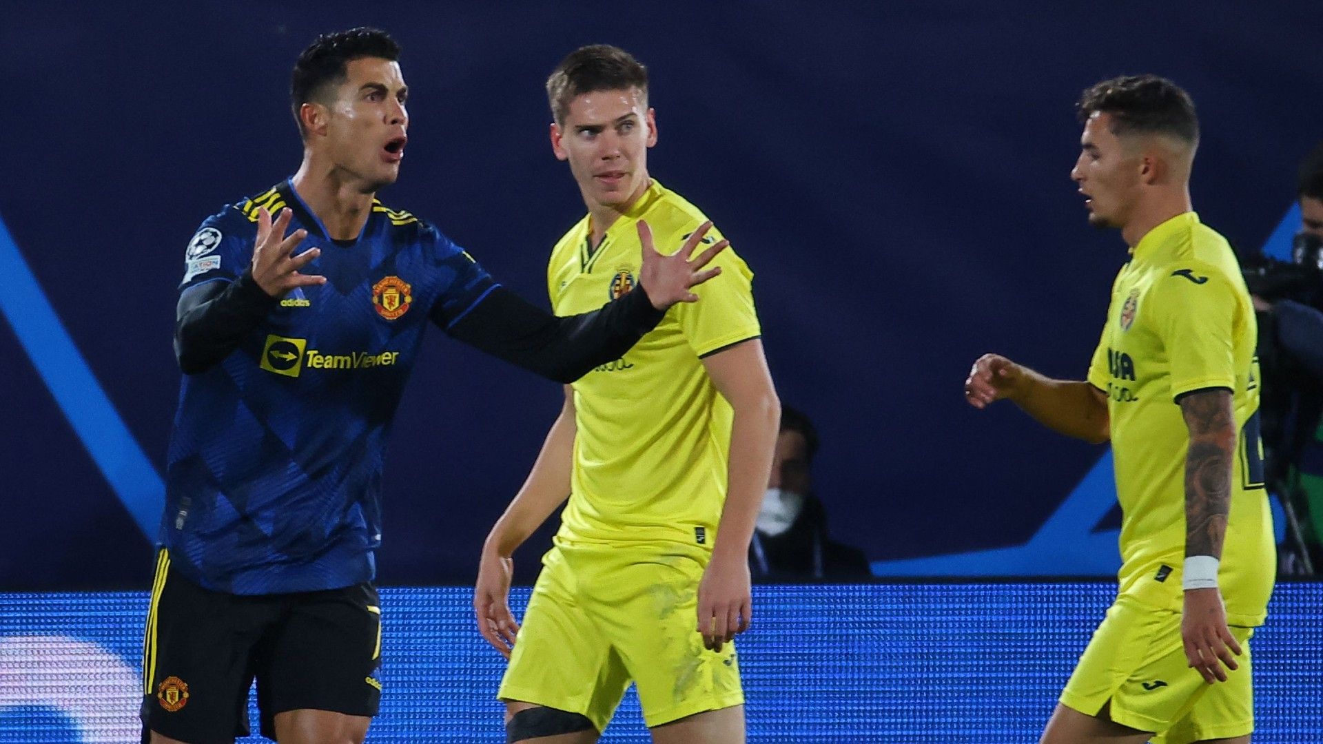 Cristiano Ronaldo Villarreal vs Man Utd Champions League 2021-22