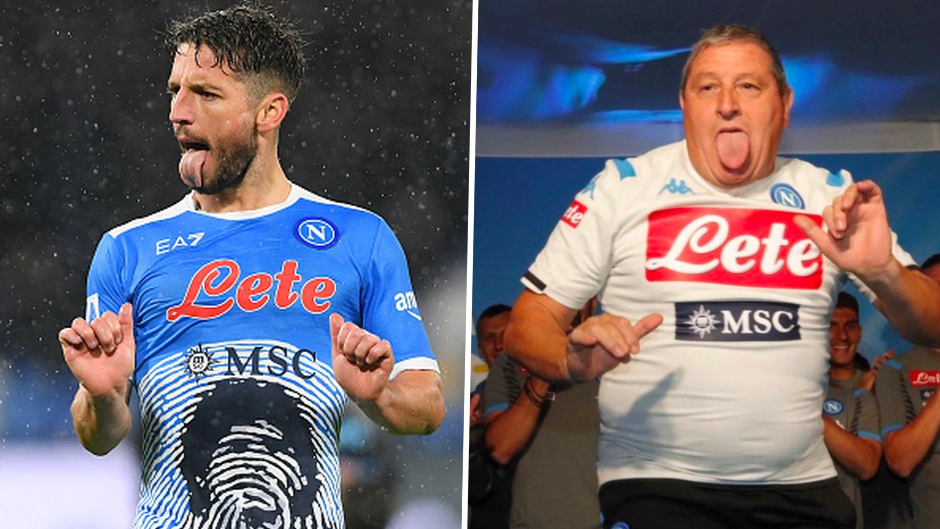 Mertens Napoli gol sevinci, Tommaso