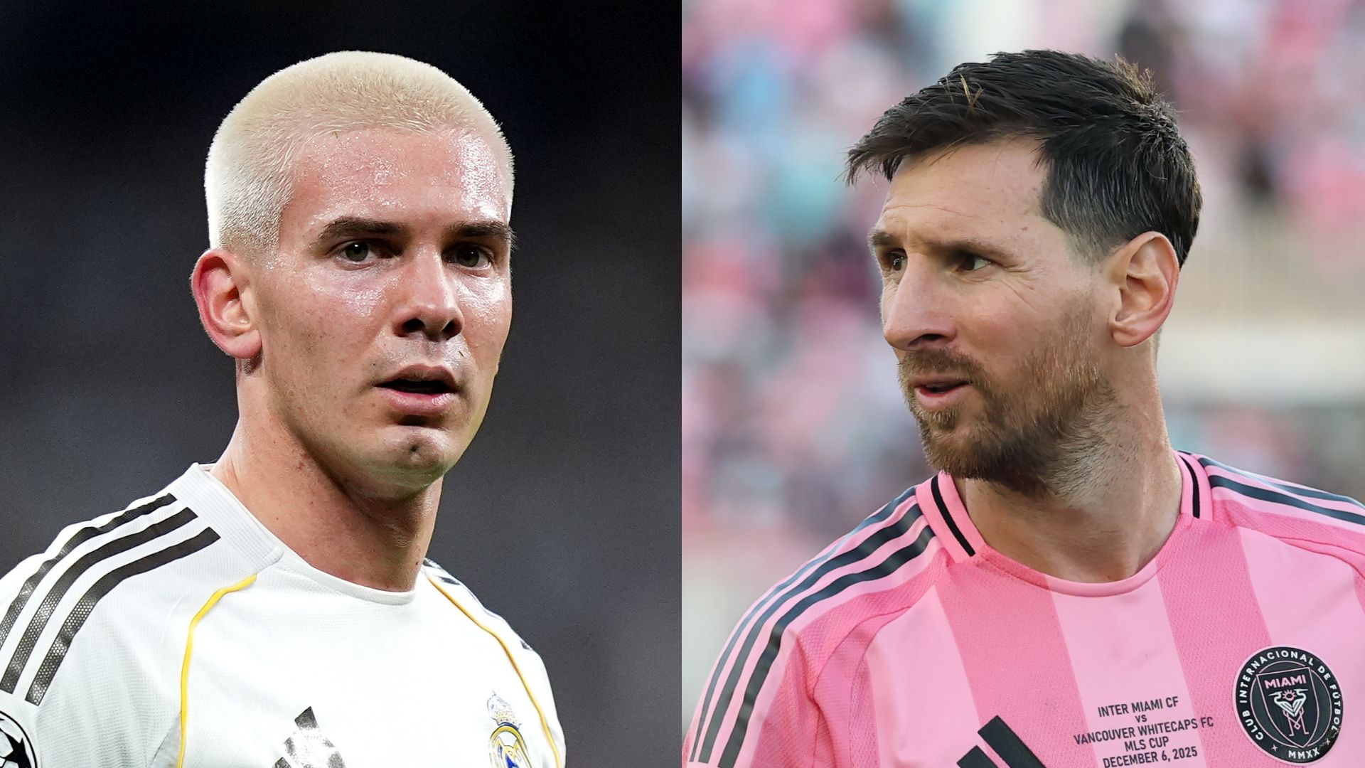 GFX Franco Mastantuono Lionel Messi