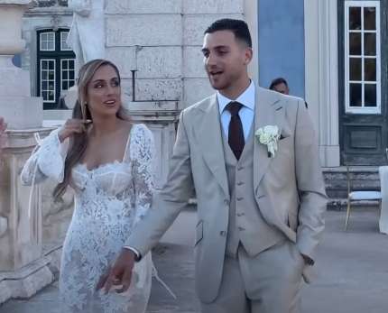 Diogo Dalot Claudia Lopes wedding 2025