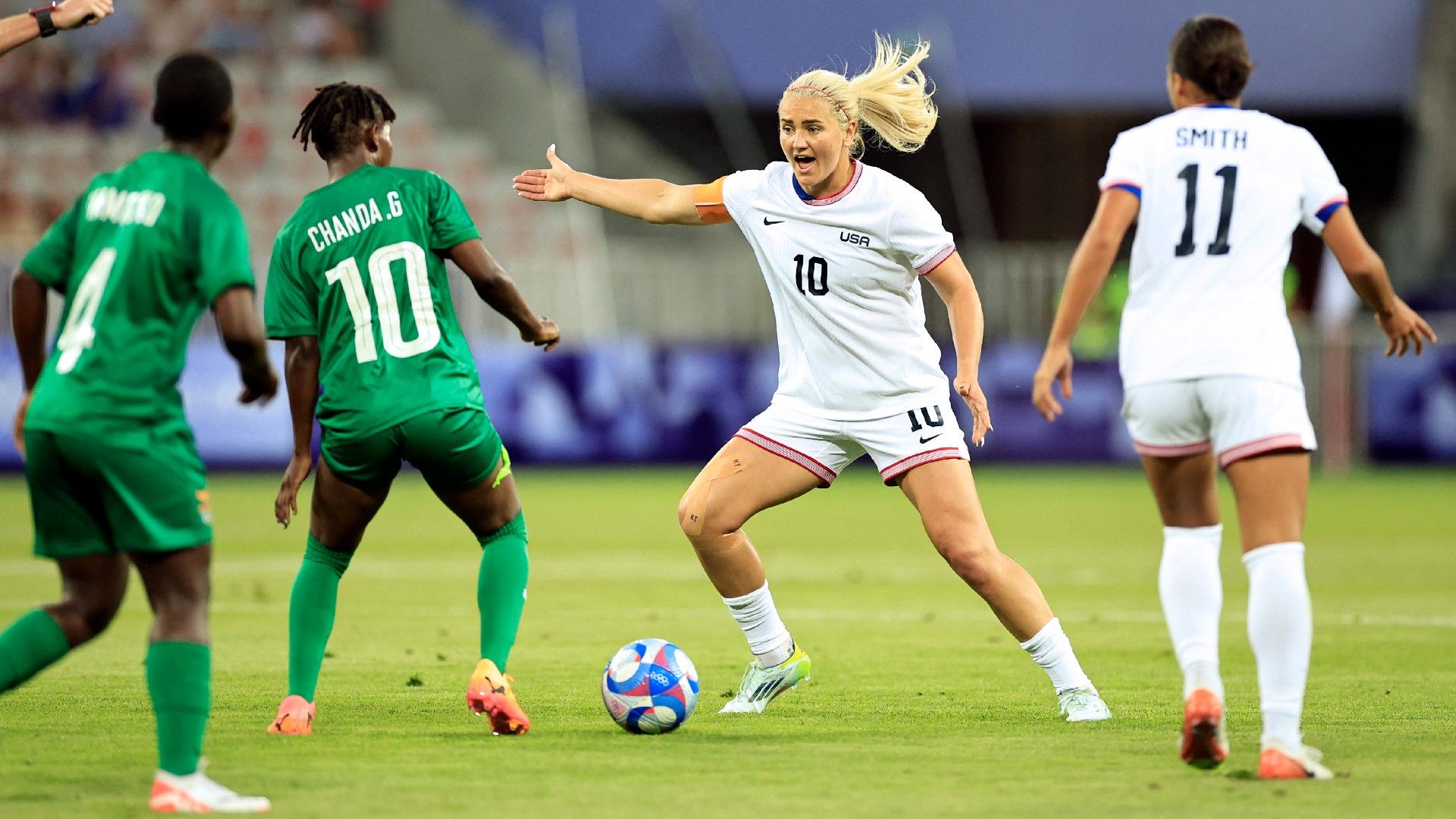 Horan USWNT Olympics Zambia 2024