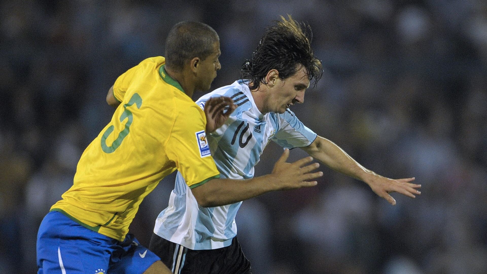 Felipe Melo, Brazil, Lionel Messi, Argentina
