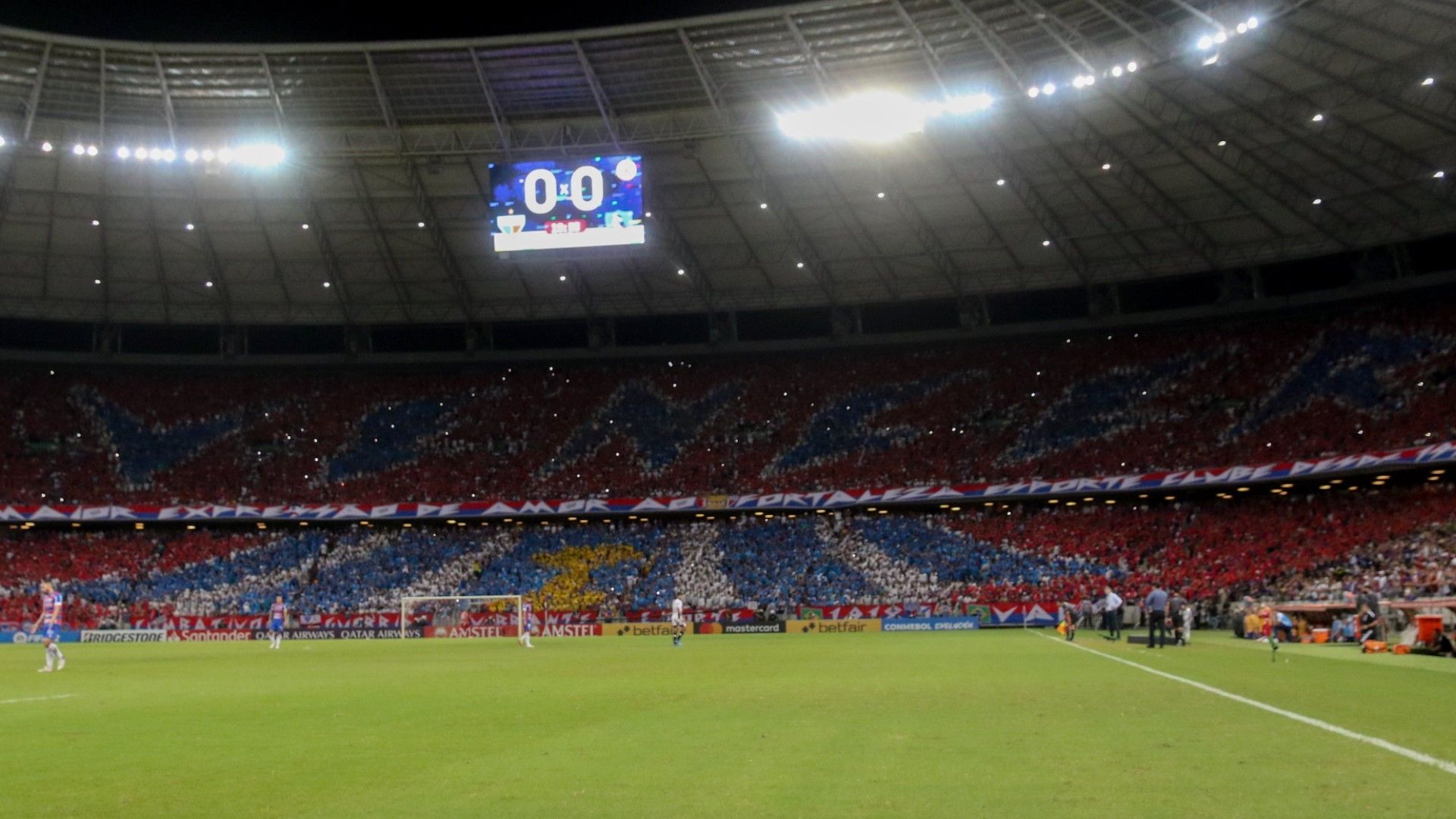 Torcida Fortaleza estreia Libertadores Colo-Colo 07 04 2022