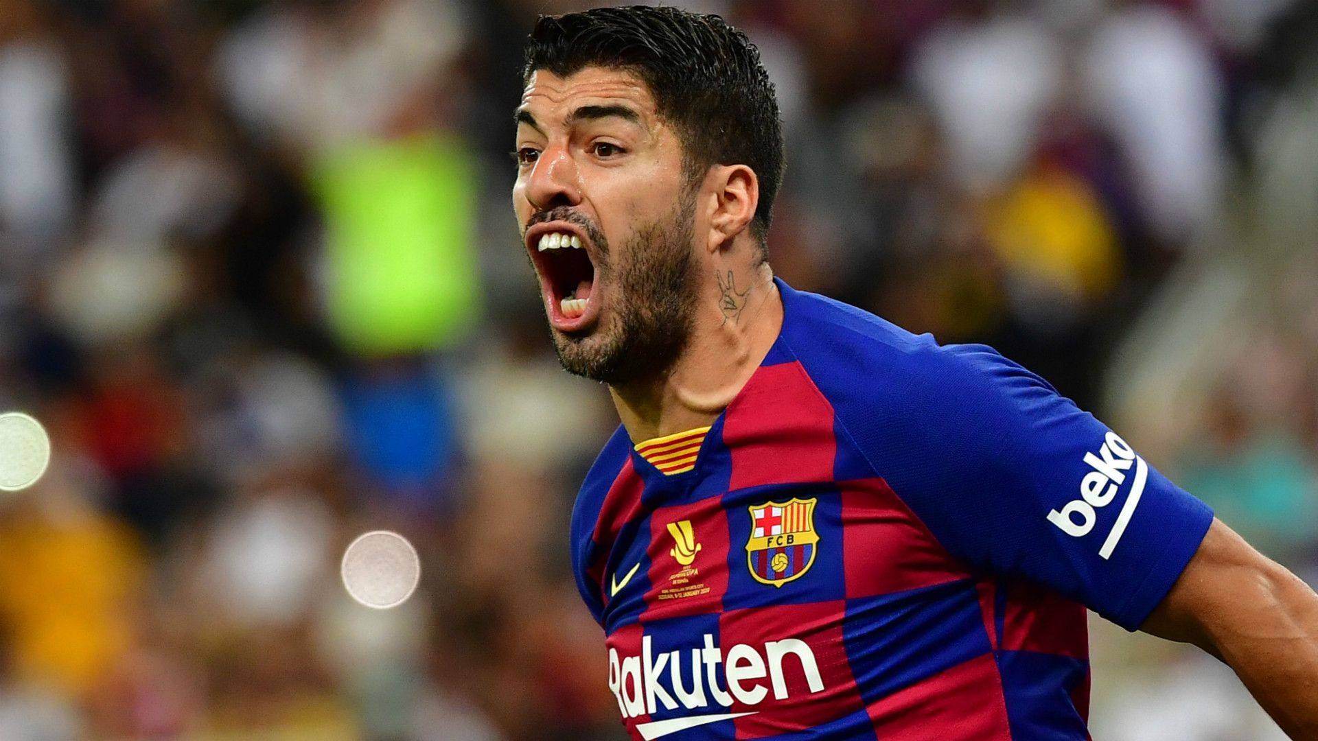 Luis Suarez Barcelona Atletico Supercup 2020