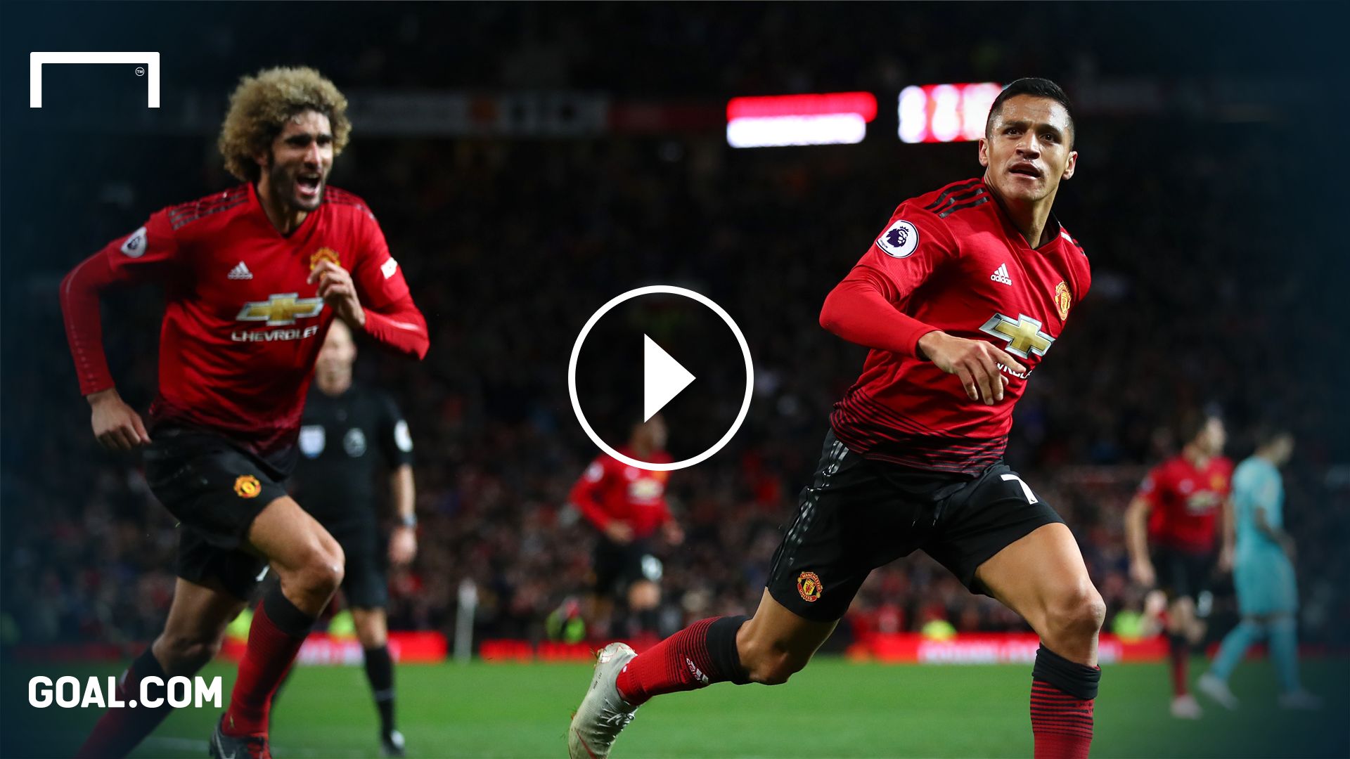 GFX Playbutton Manchester United Newcastle