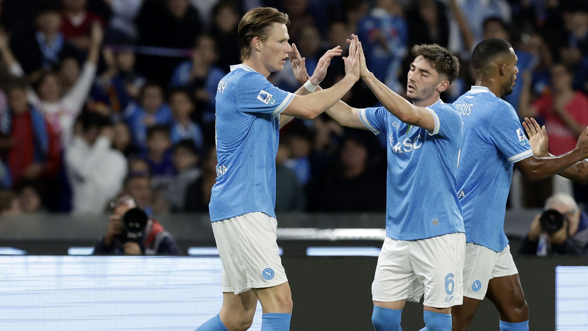 McTominay Gilmour Napoli Inter