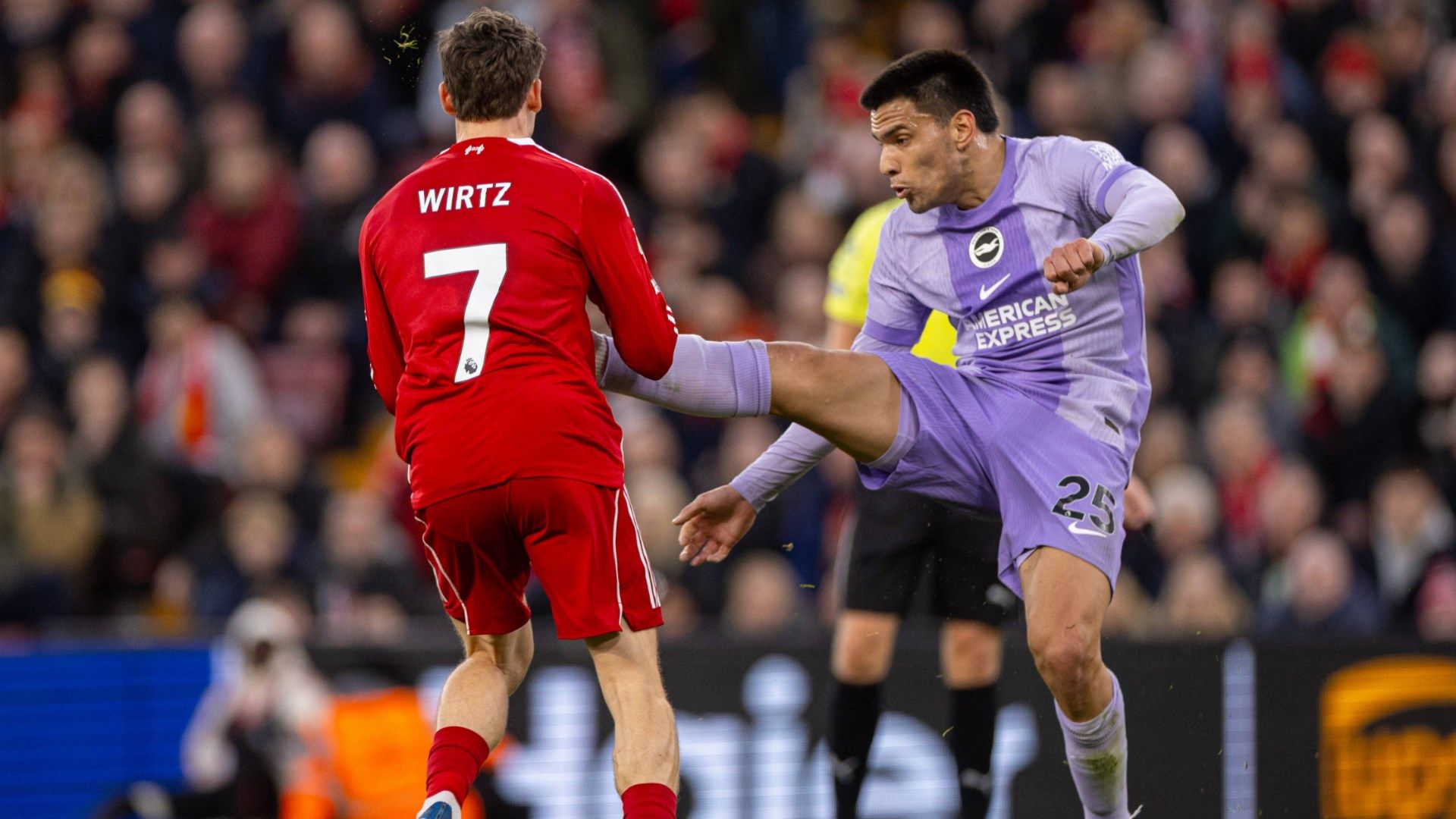 Florian Wirtz Diego Gomez Liverpool Brighton 2025