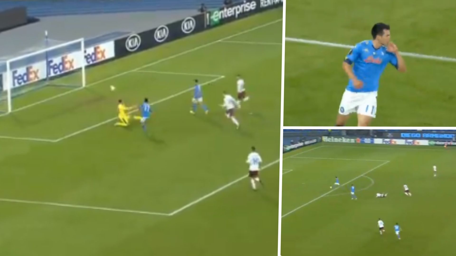 Gol Chucky Lozano Europa League