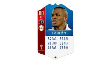 FIFA 18 World Cup CONMEBOL Ratings Farfan