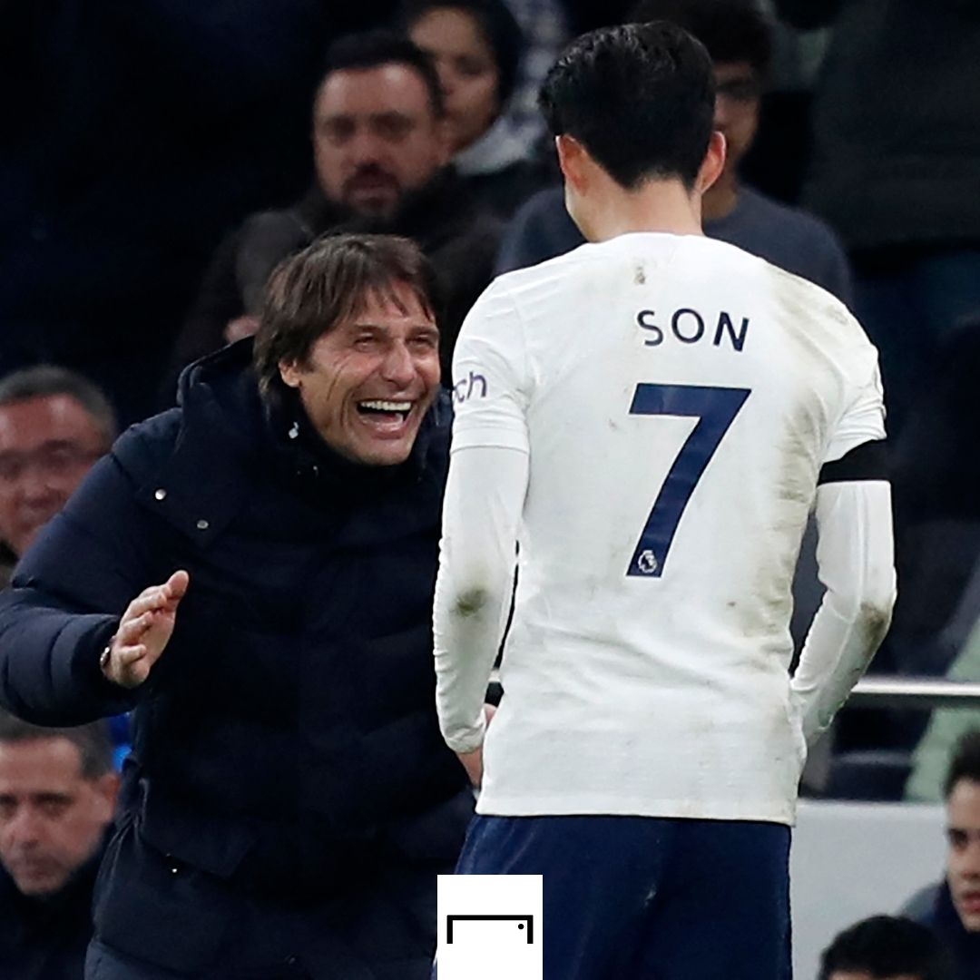 Son Heung-min Antonio Conte Tottenham GFX