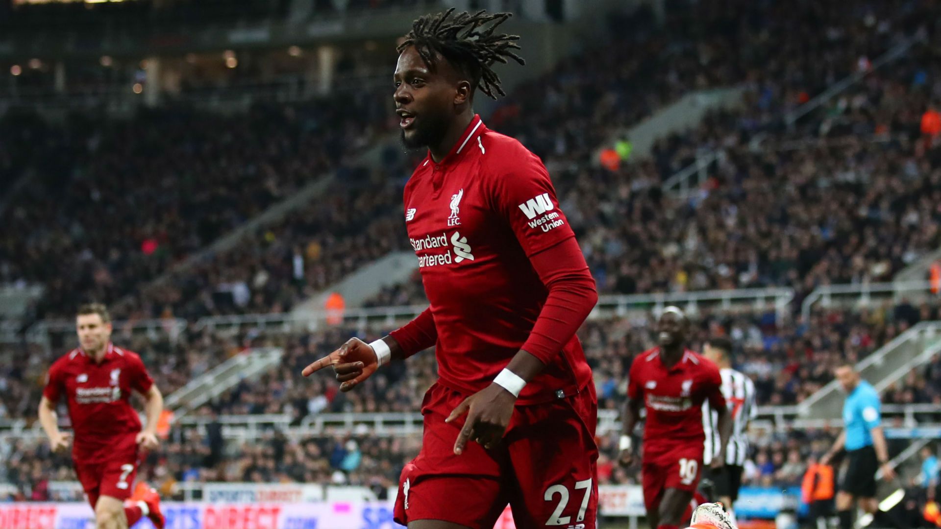 Divock Origi Liverpool Newcastle Premier League 2019