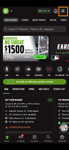 DraftKings Sports Betting App
