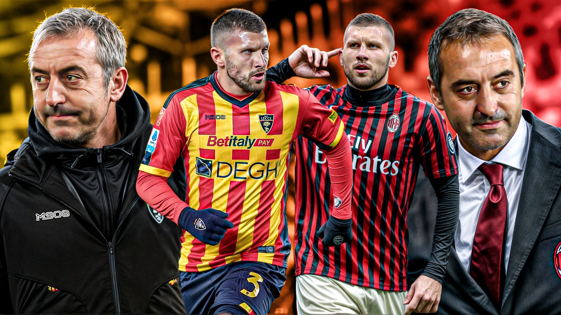 Giampaolo Rebic Lecce Milan HD